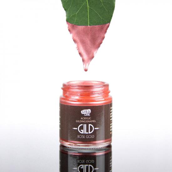 Guild Lane GILD Acrylic Gilding Enamel Paint, Rose Gold (60ml Jar)