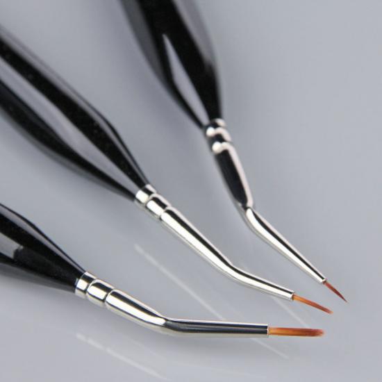 Guild Materials Miniature Angled Brush Set (3 pcs)