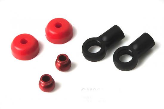 GMade Shock End Set With Rubber Bump Stop