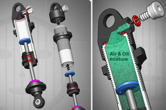 GMade Xd Aeration Shock 113mm (2)