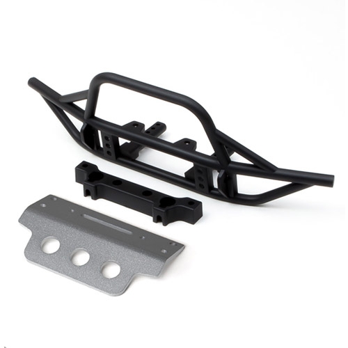 GMade GM30009 GMade Gs01 Front Tube Bumper With Skid Plate Silver