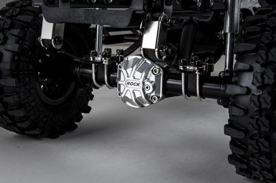 GMade 3D Machined Differential Cover (Silver) Gs01 Axle