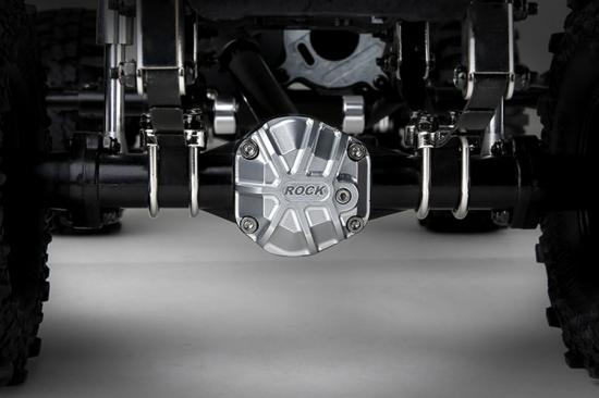 GMade 3D Machined Differential Cover (Silver) Gs01 Axle