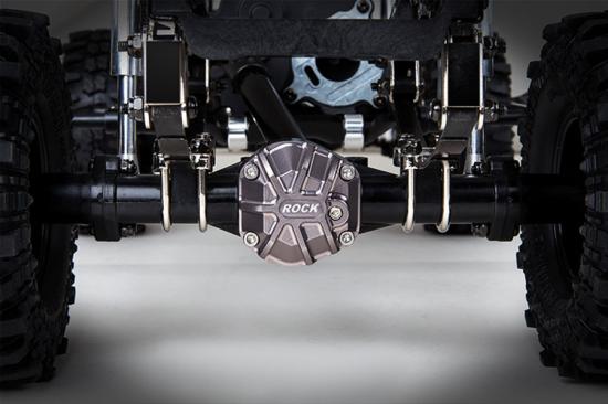 GMade 3D Machined Differential Cover (Ti. Grey) Gs01 Axle