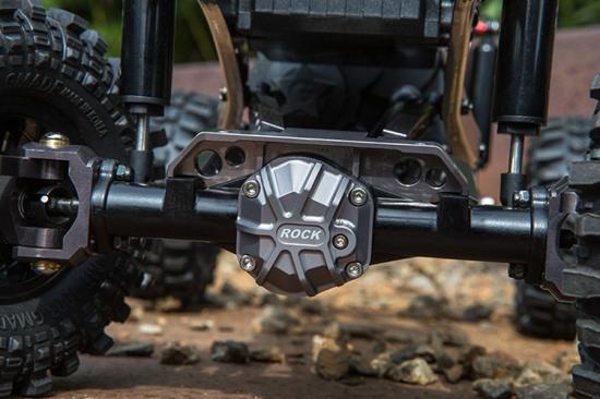 GMade Gs01 Front Axle Truss Upper Link Mount (Silver)