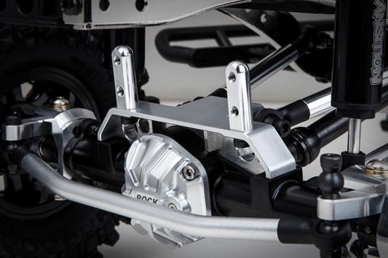 GMade Gs01 Front Axle Truss Upper Link Mount (Silver)