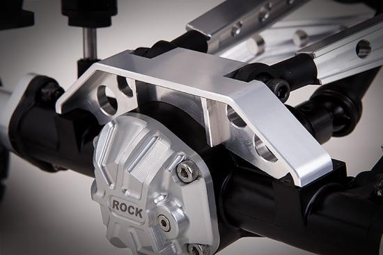 GMade Gs01 Rear Axle Truss Upper Link Mount (Silver)