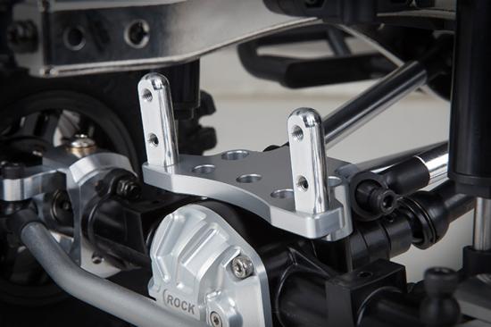 GMade Front Upper Link Mount (Silver) For Gs01 Axle