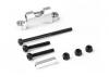 GMade Rear Upper Link Mount (Silver) For Gs01 Axle