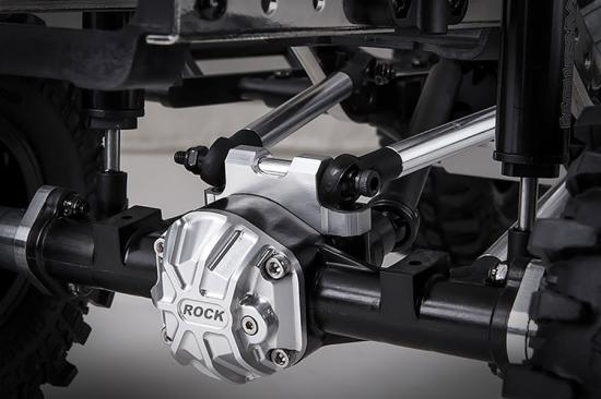 GMade Rear Upper Link Mount (Silver) For Gs01 Axle
