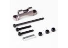 GMade Rear Upper Link Mount (Titanium Grey) For Gs01 Axle