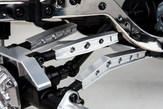 GMade Gs01 Machined M3 78mm Bent Lower Link (Silver) (2)