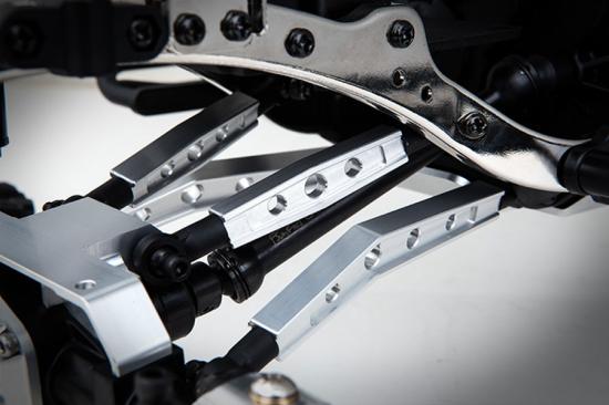 GMade Gs01 Machined M3 78mm Bent Lower Link (Silver) (2)