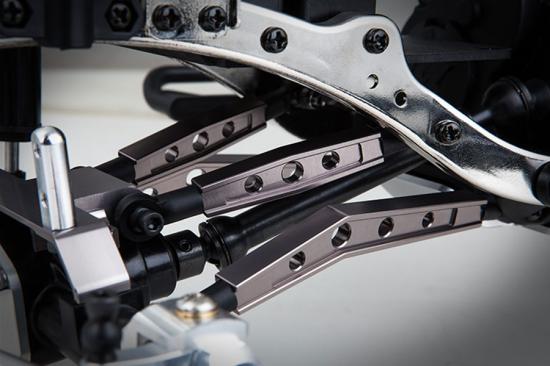 GMade Gs01 Machined M3 78mm Bent Lower Link (Ti. Grey) (2)