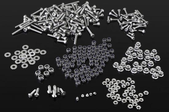 GMade Gs01 Stainless Steel Hex Bolts + Nuts For Gs01 4-Link