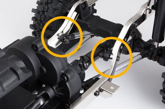 GMade Metal Spacers For Gs01 4-Link Suspension Kit