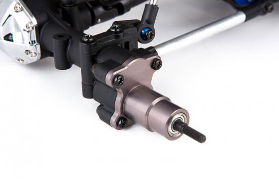 GMade Aluminium Straight Axle (2) Adaptor Titanium Gray R1 Axle