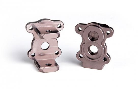 GMade Aluminium C-Hub Carrier (2) Titanium Gray R1 Axle