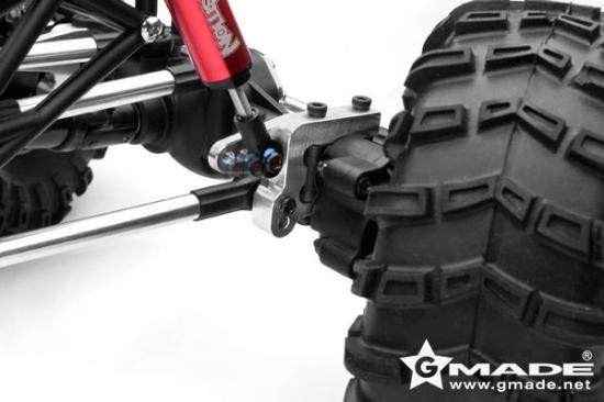GMade Adjustable Aluminium Link Mount (2) For R1 Axle