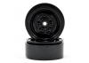 GMade 1.9 Vr01 Beadlock Wheels (Black) (2)