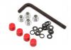 GMade 1.9 Rh01 Wheel Hubs (Red) (4)