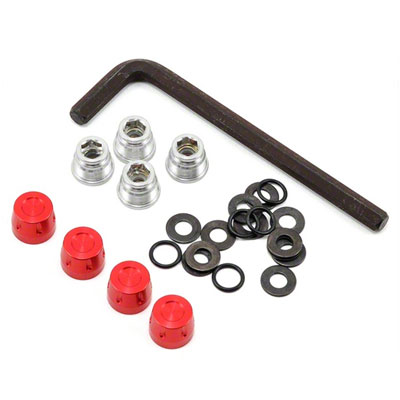GMade 1.9 Rh01 Wheel Hubs (Red) (4)