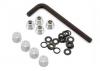 GMade 1.9 Rh01 Wheel Hubs (Silver) (4)