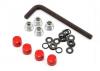 GMade 1.9 Rh02 Wheel Hubs (Red) (4)