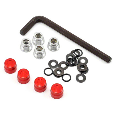 GMade 1.9 Rh02 Wheel Hubs (Red) (4)