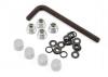 GMade 1.9 Rh02 Wheel Hubs (Silver) (4)