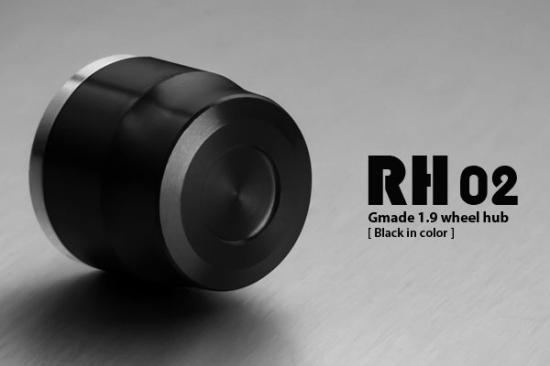 GMade 1.9 Rh02 Wheel Hubs (Black) (4)