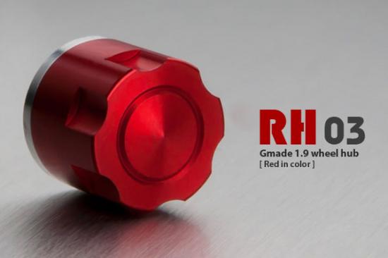 GMade 1.9 Rh03 Wheel Hubs (Red) (4)