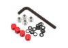 GMade 1.9 Rh03 Wheel Hubs (Red) (4)