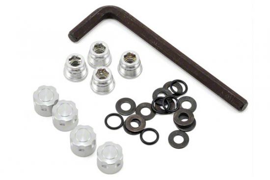 GMade 1.9 Rh03 Wheel Hubs (Silver) (4) — image 2 of 3