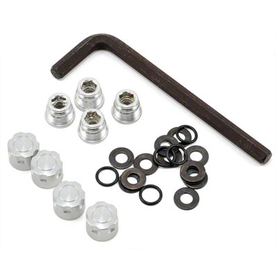 GMade 1.9 Rh03 Wheel Hubs (Silver) (4)