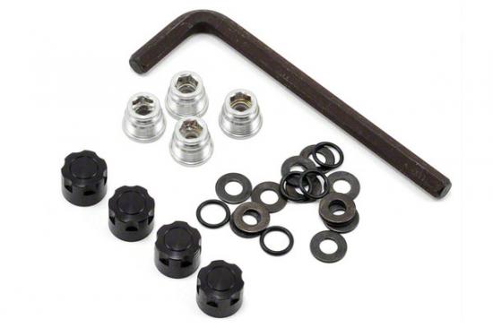 GMade 1.9 Rh03 Wheel Hubs (Black) (4) — image 2 of 3