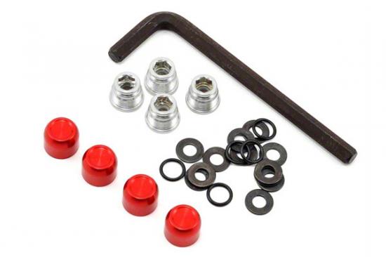 GMade 1.9 Rh05 Wheel Hubs (Red) (4)