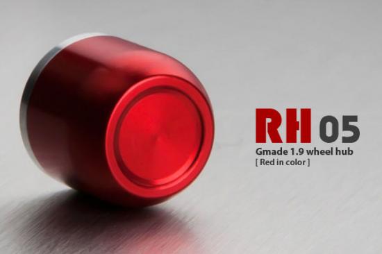 GMade 1.9 Rh05 Wheel Hubs (Red) (4)