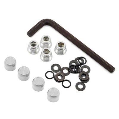 GMade 1.9 Rh05 Wheel Hubs (Silver) (4)