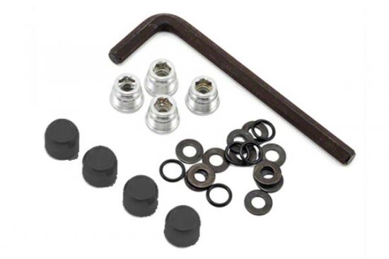 GMade 1.9 Rh05 Wheel Hubs (Black) (4) — image 2 of 3