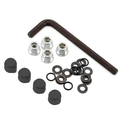 GMade 1.9 Rh05 Wheel Hubs (Black) (4)