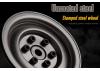 GMade 1.9 SR03 Beadlock Wheels (Uncoated Steel) (2)