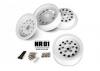 GMade NR01 1.9 Inch Beadlock Wheels - White (2)