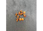 M3 x 6mm Countersunk Head Alloy Screw - Orange (10)