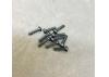 M3 x 12mm Button Head Alloy Screw - Black (10)