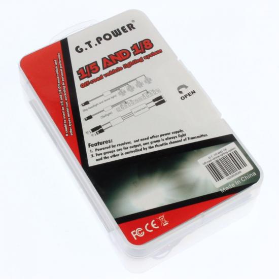 GT Power 1/5 and 1:8 Off-Road Vehicle Lighting System
