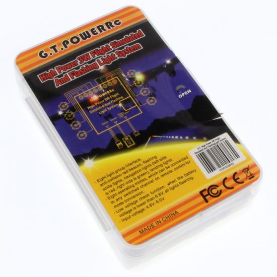 GT Power High Power 3W Flight Simulated And Flashing Light System ** CLEARANCE **