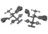 ARAC9380 Arrma Steering Block/Rear Hub Carrier Set
