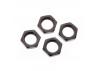 ARAC9763 ARRMA Wheel Nut Aluminium 17mm Black (4)