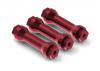 ARAC9694 Arrma CNC Aluminium Wing Posts (Red) (2Pcs)